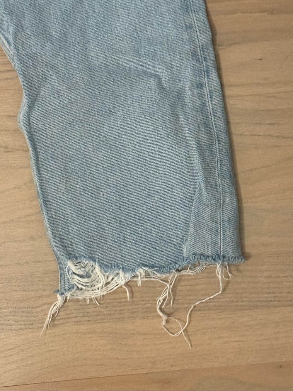 Agolde Light/Medium Slim-Straight High-Rise Jeans - Picture 3 of 6